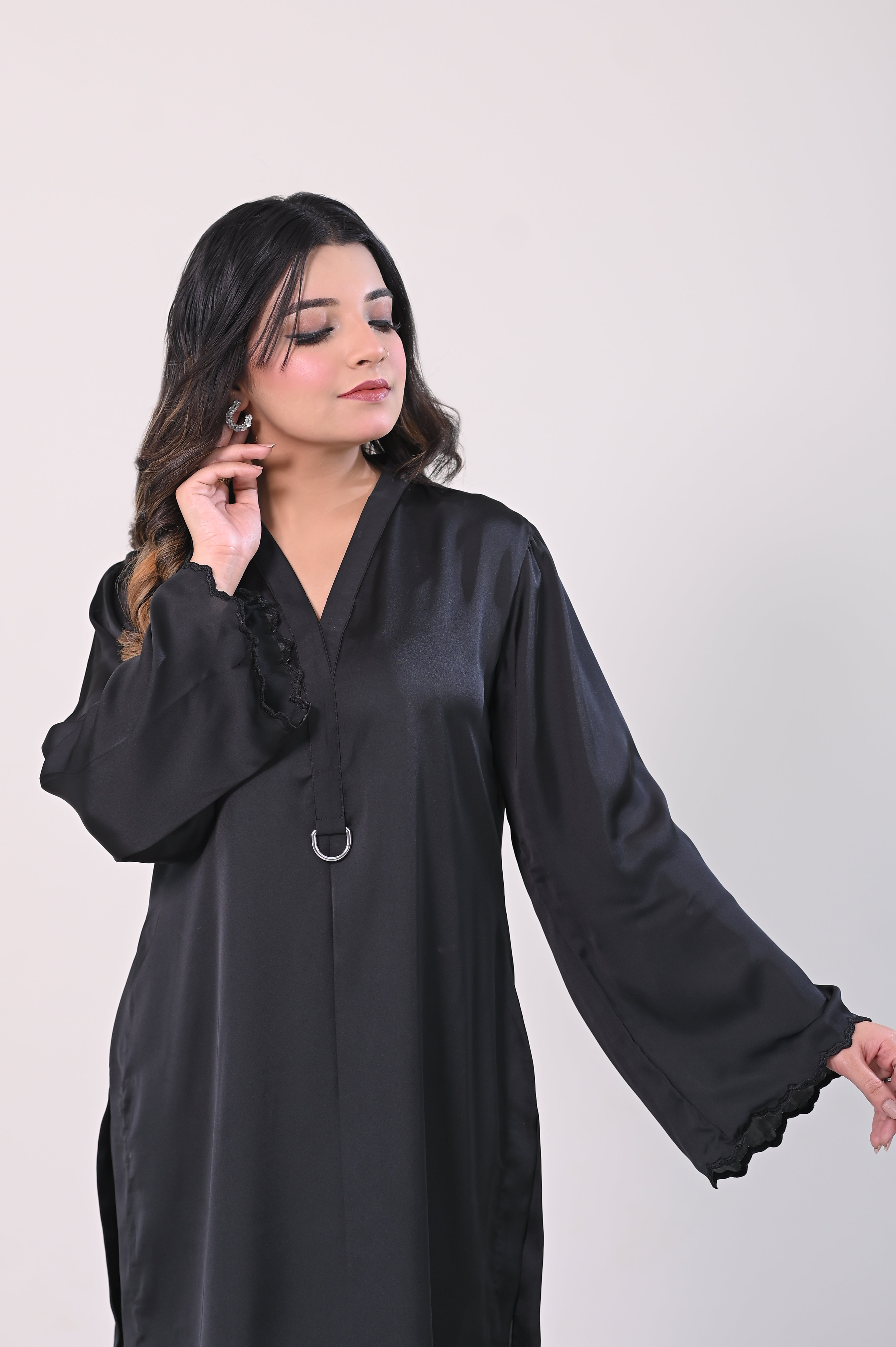 The Luxe Cutwork Silk Set