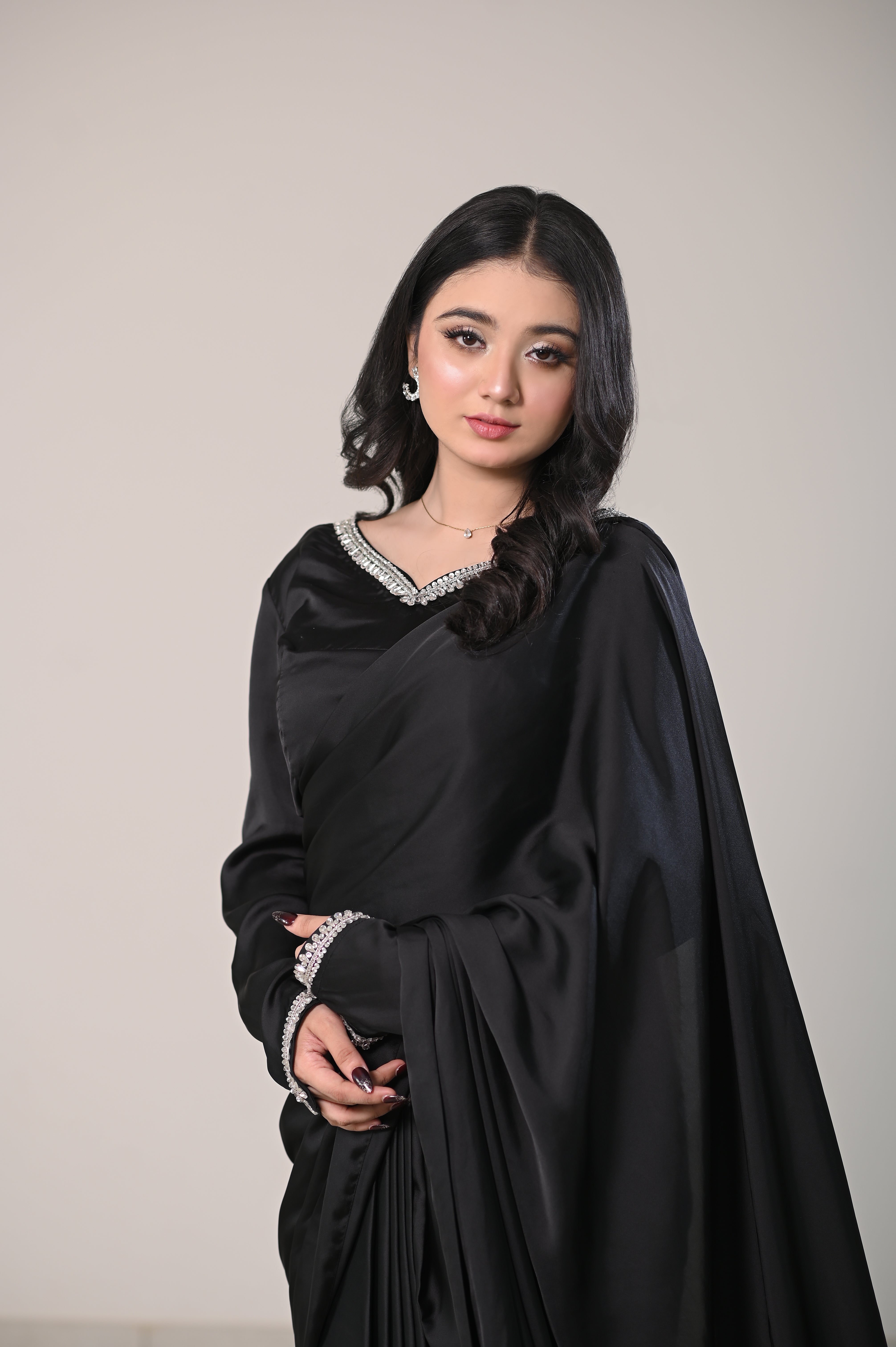 Noor-e-Shaam Bloom Silk Saree