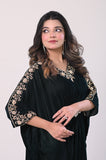The Aure Embroidered Kaftan "Mehr-e-Green