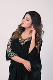 The Aure Embroidered Kaftan "Mehr-e-Green