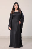 Istanbul Classic Cape-Sleeve Kaftan – Classic Black