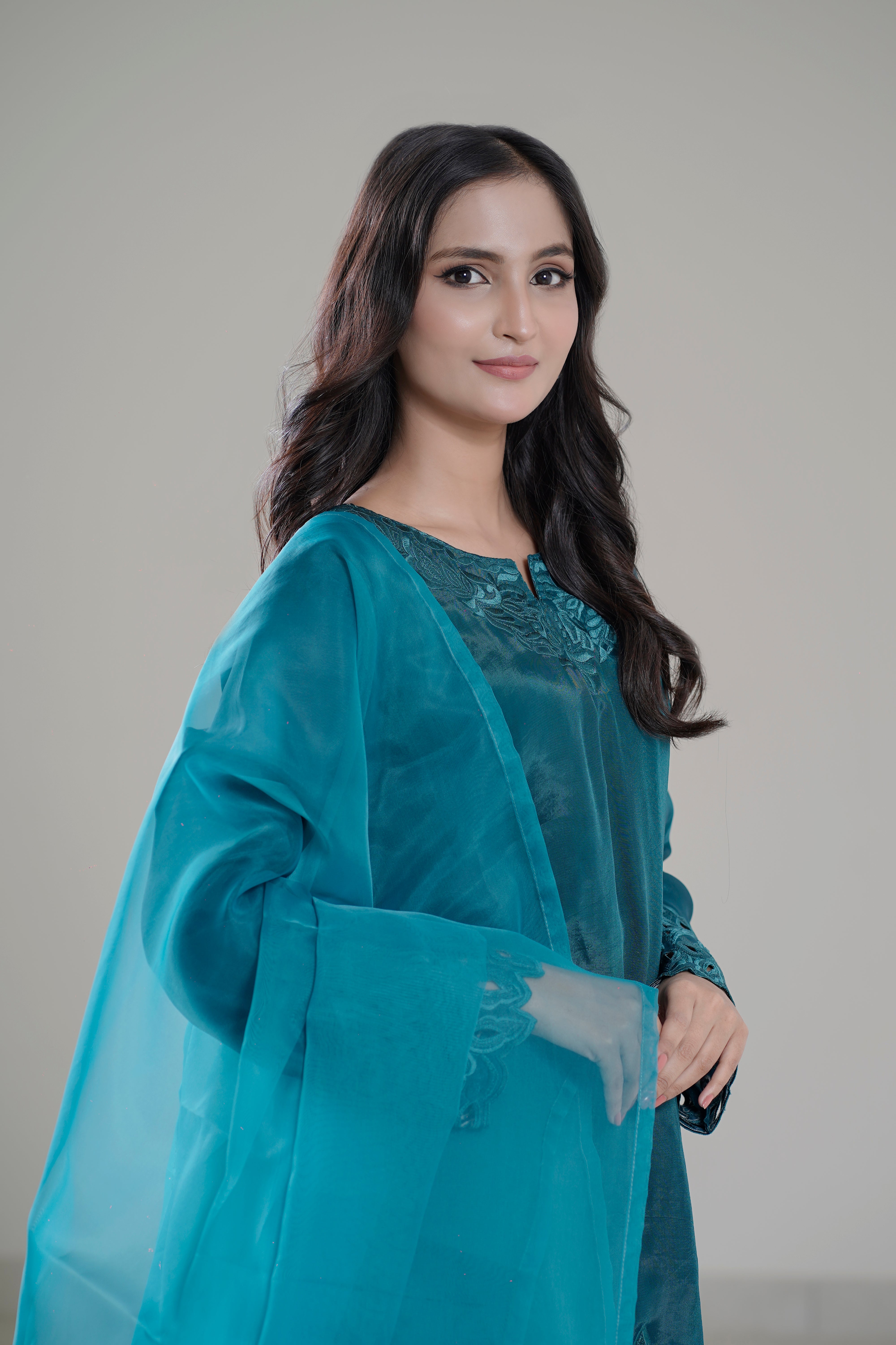 Aks-e-Zinc Cutwork Gala