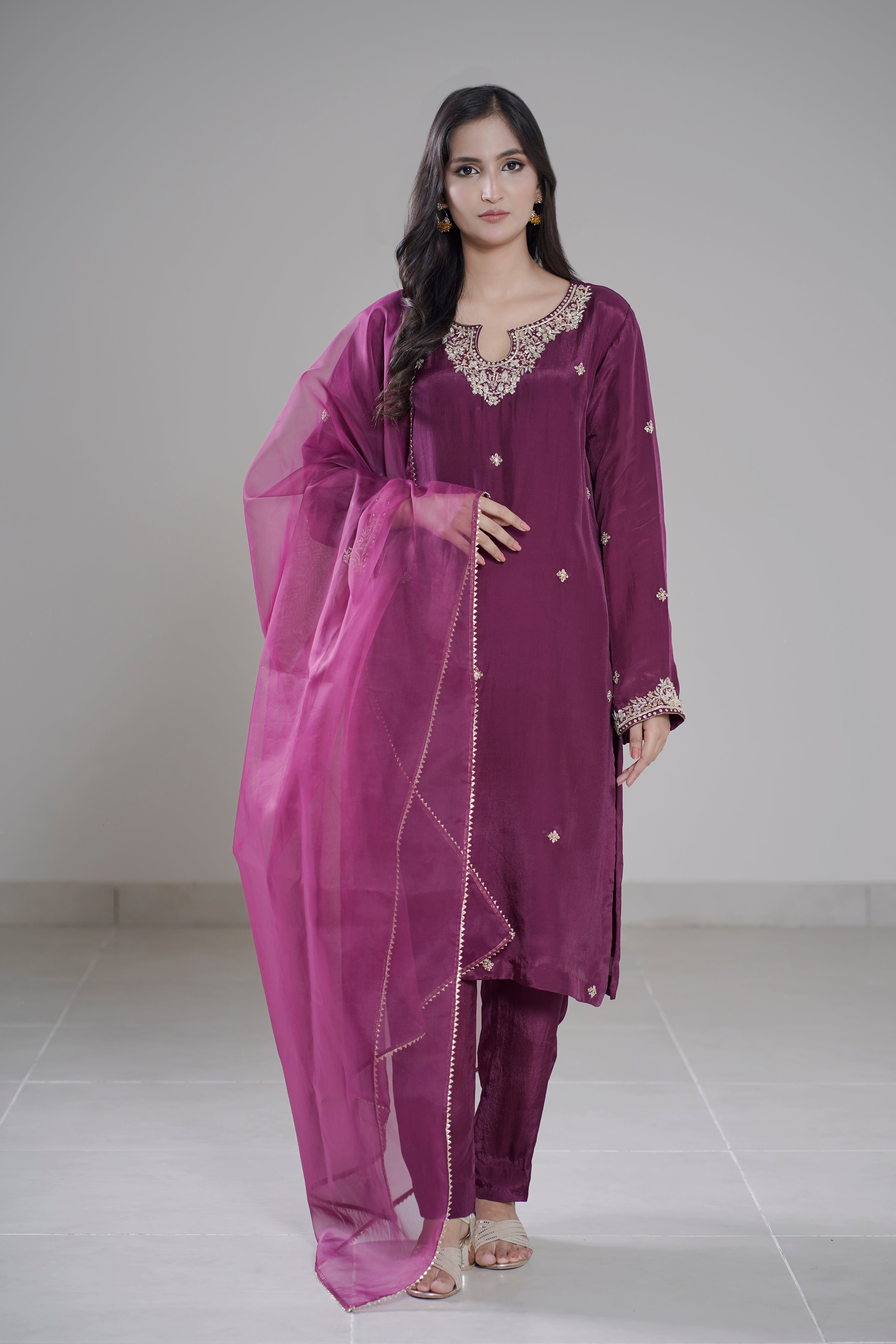 Zarmine – Royal Embroidered Shalwar Kameez