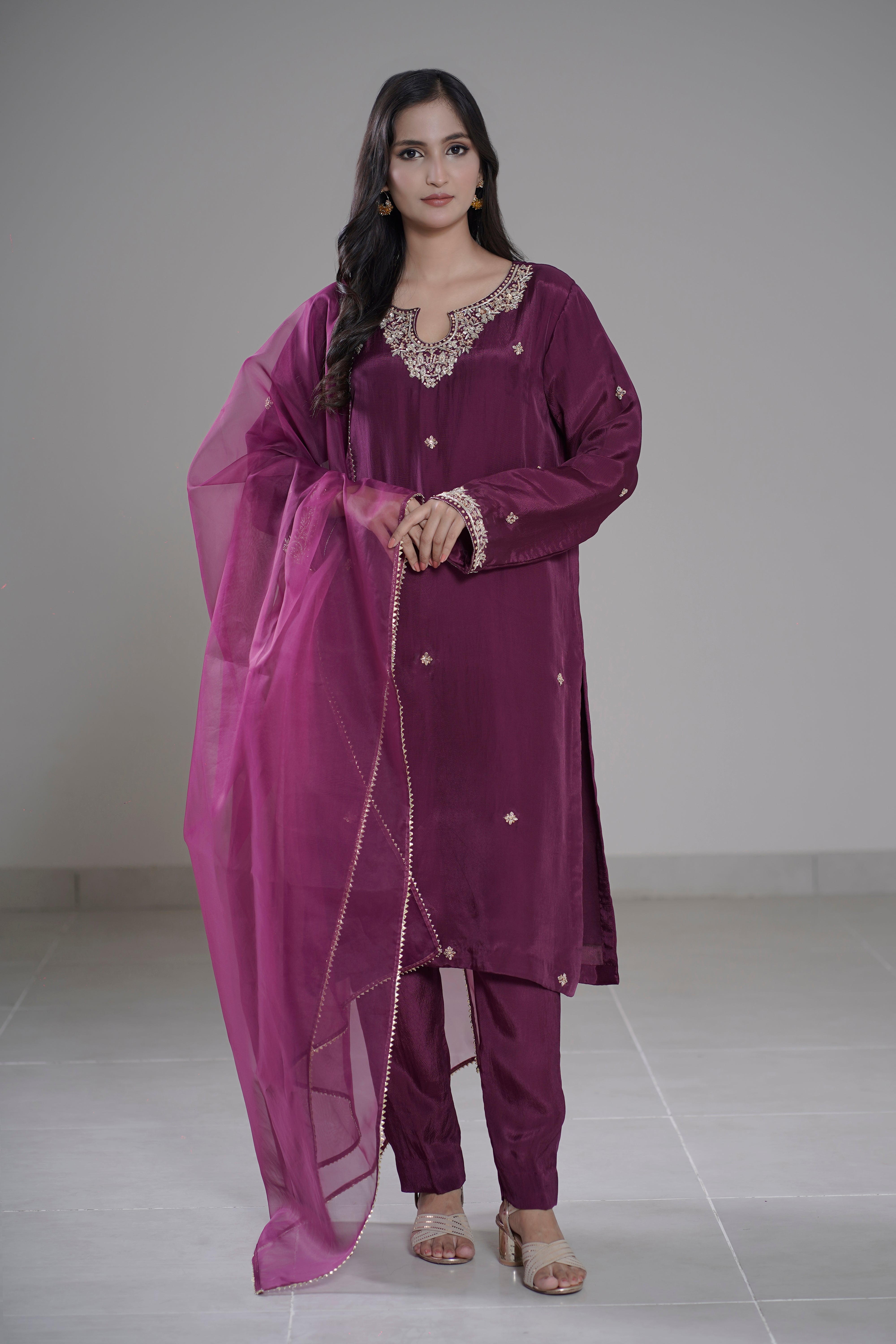 Zarmine – Royal Embroidered Shalwar Kameez