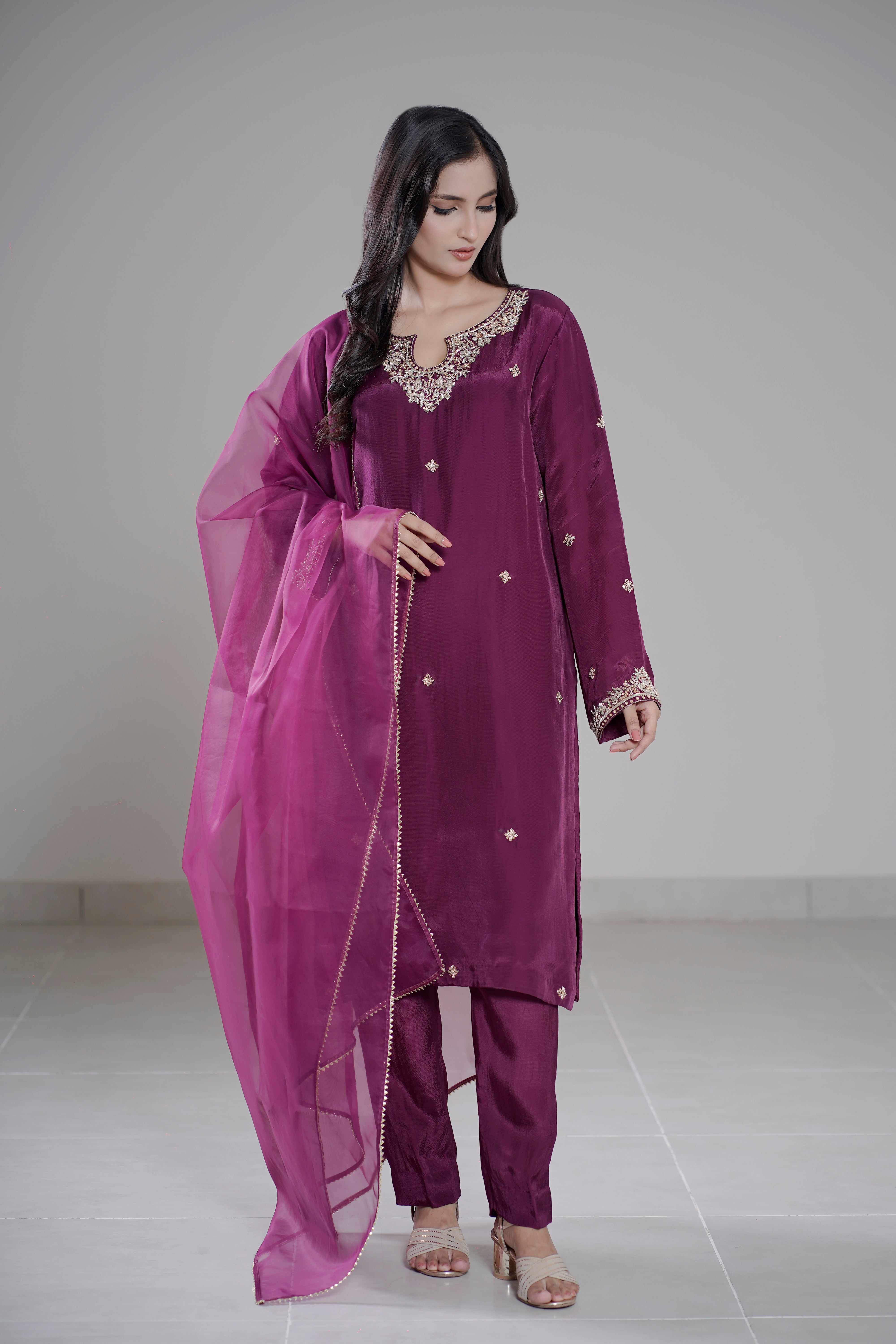 Zarmine – Royal Embroidered Shalwar Kameez