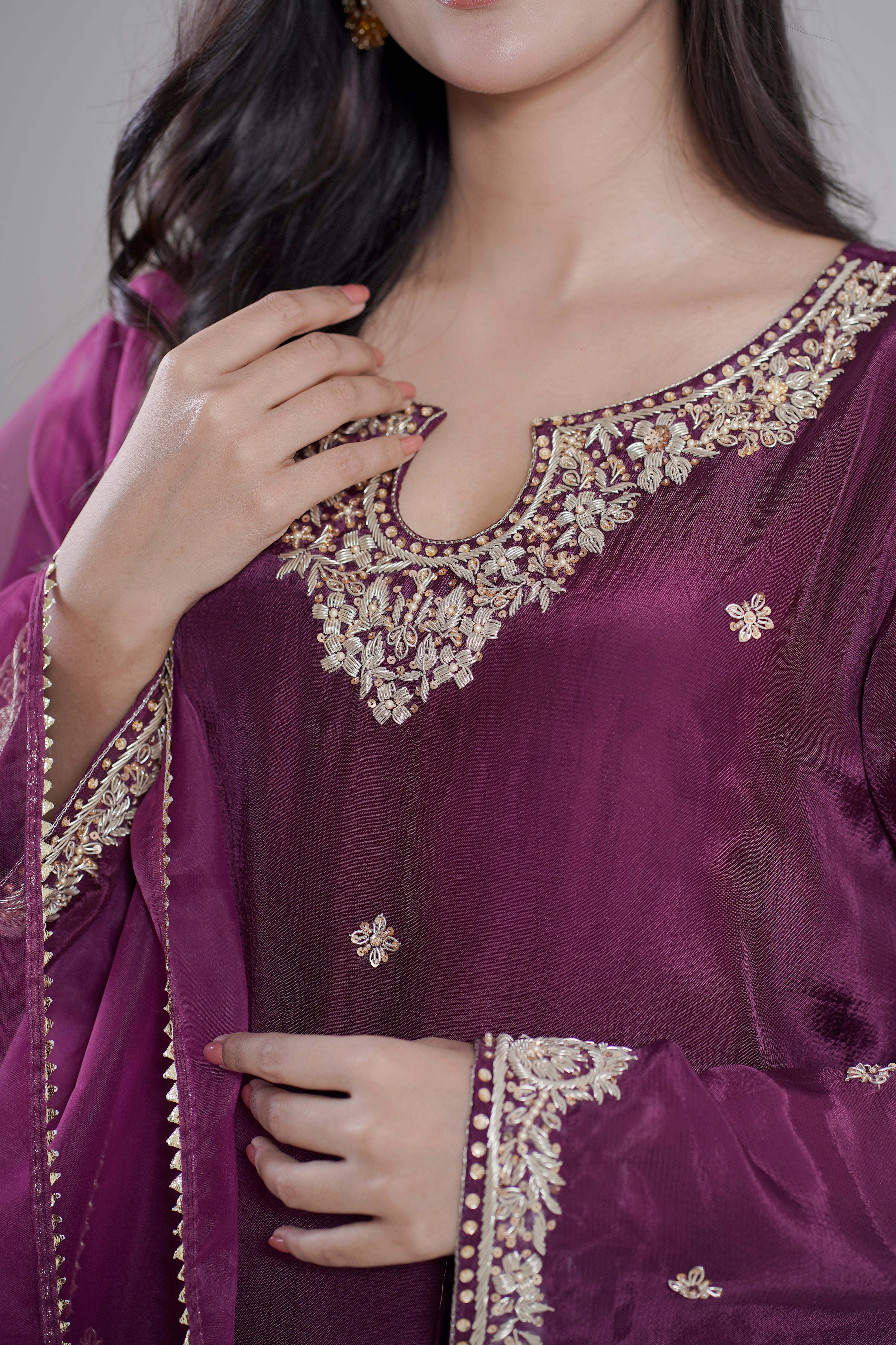 Zarmine – Royal Embroidered Shalwar Kameez