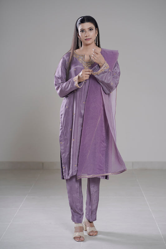 Zarmine – Royal Embroidered Shalwar Kameez