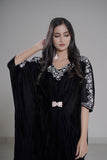 The Aure Embroidered Kaftan "Noor-e-Black