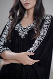 The Aure Embroidered Kaftan "Noor-e-Black