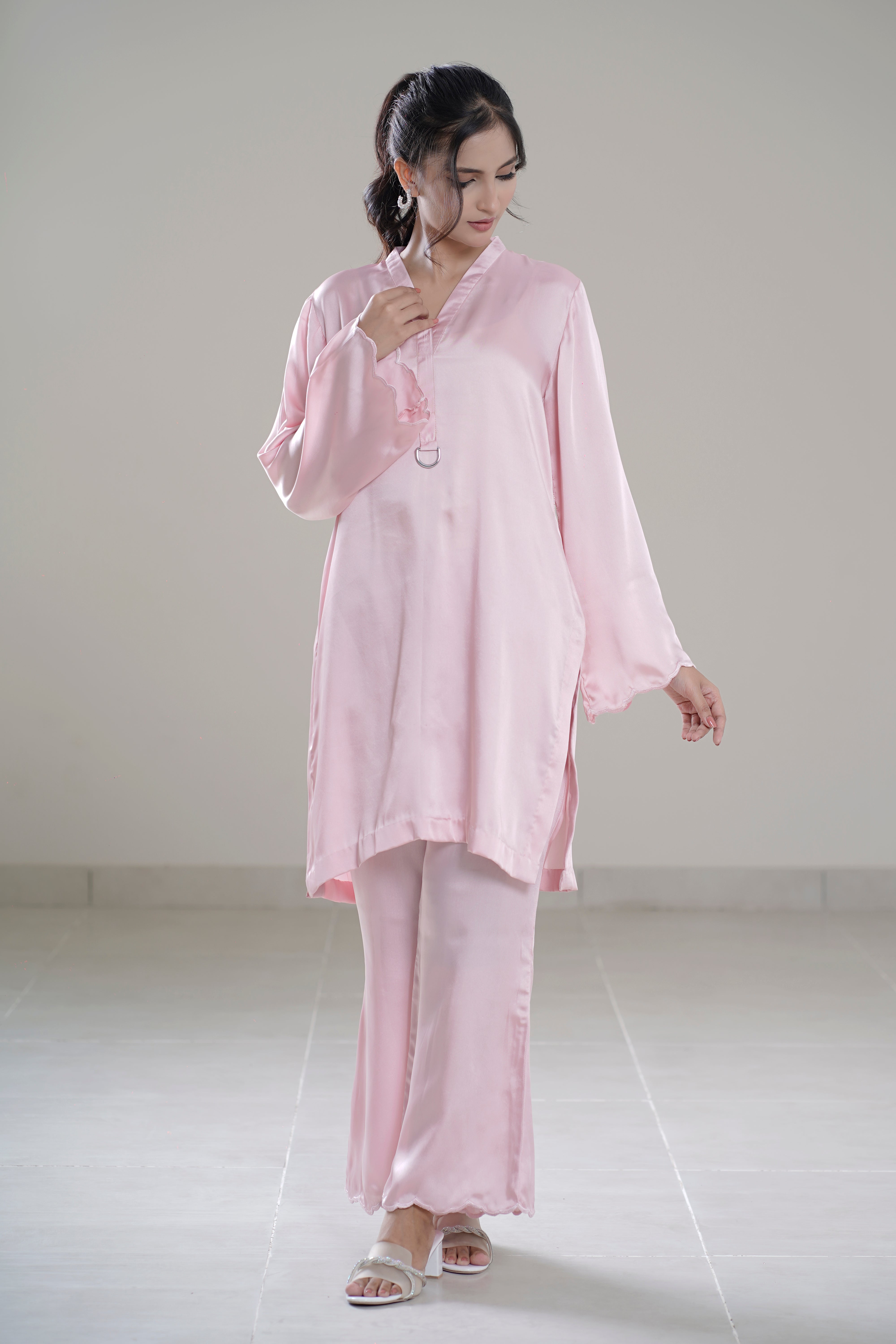 The Luxe Cutwork Silk Set