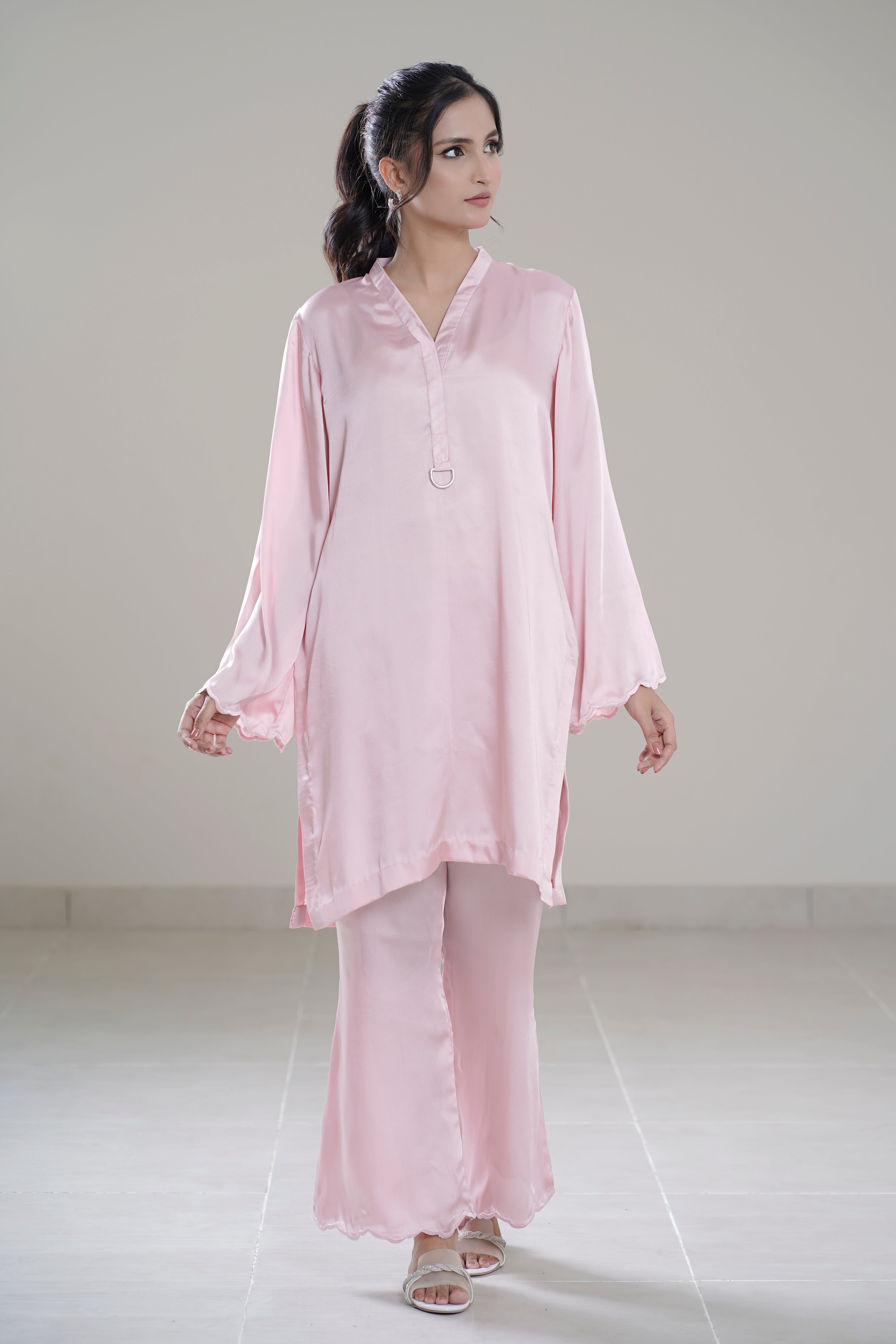 The Luxe Cutwork Silk Set