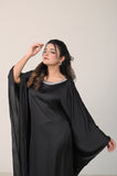 Istanbul Classic Cape-Sleeve Kaftan – Classic Black