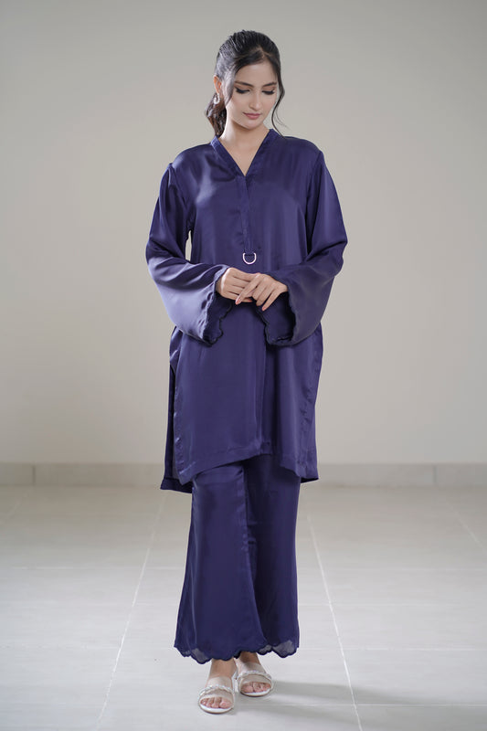 The Luxe Cutwork Silk Set