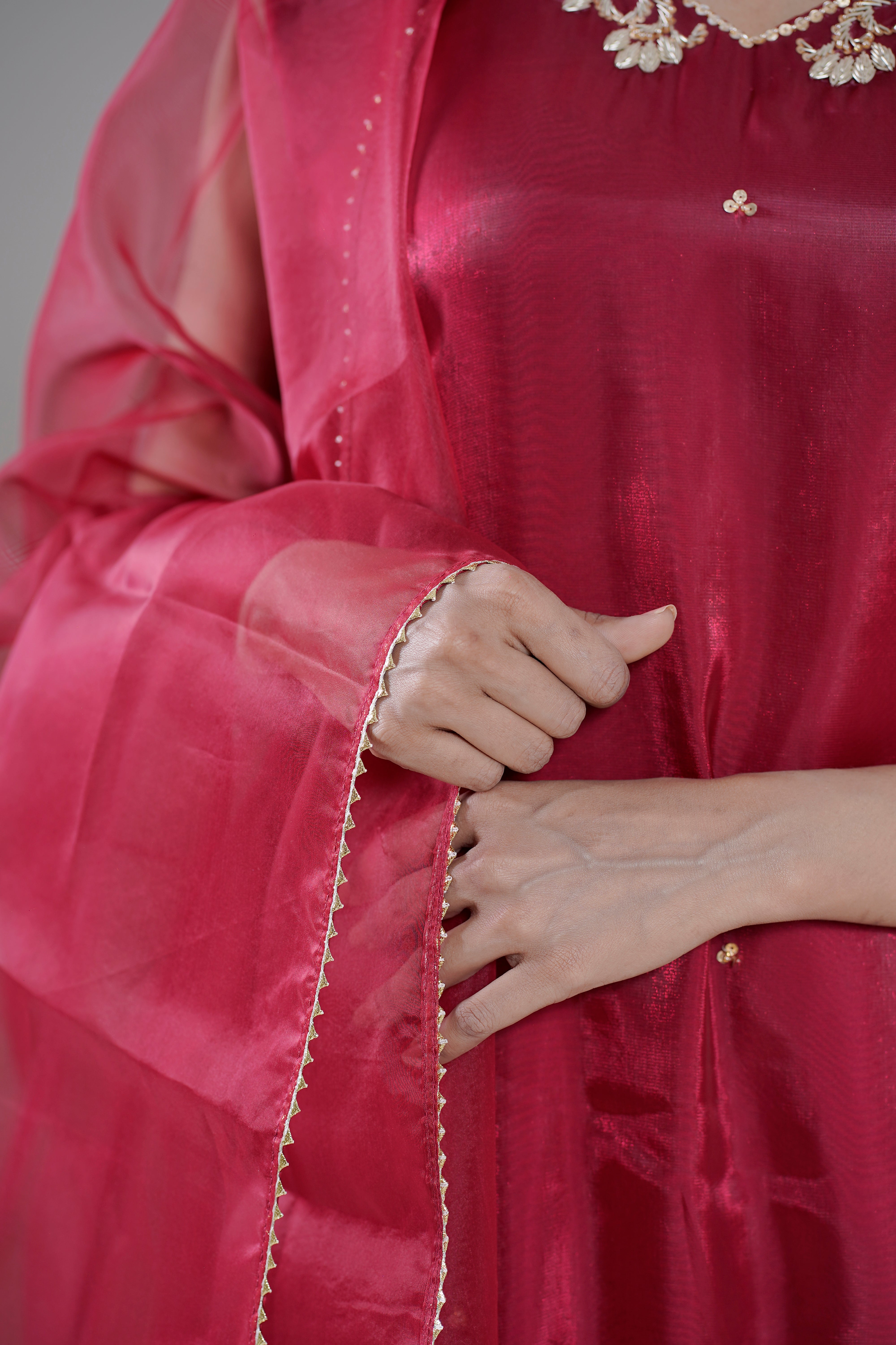 Triad Chic — Mirror Silk Longline Set