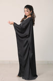 Istanbul Classic Cape-Sleeve Kaftan – Classic Black