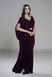 L’Artisan Embroidered Kaftan with Cutwork Neck
