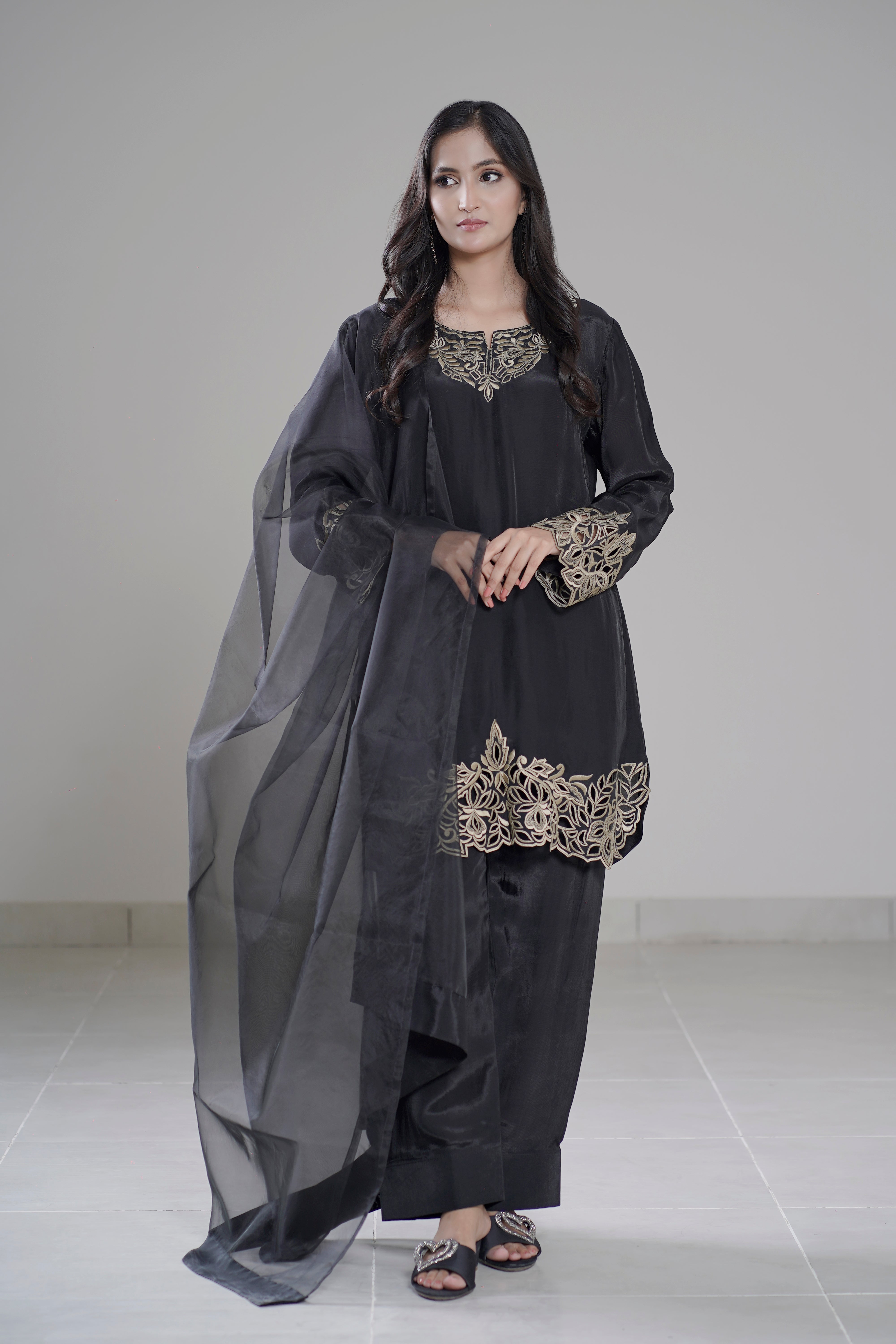 Aks-e-Noir Cutwork Ensemble