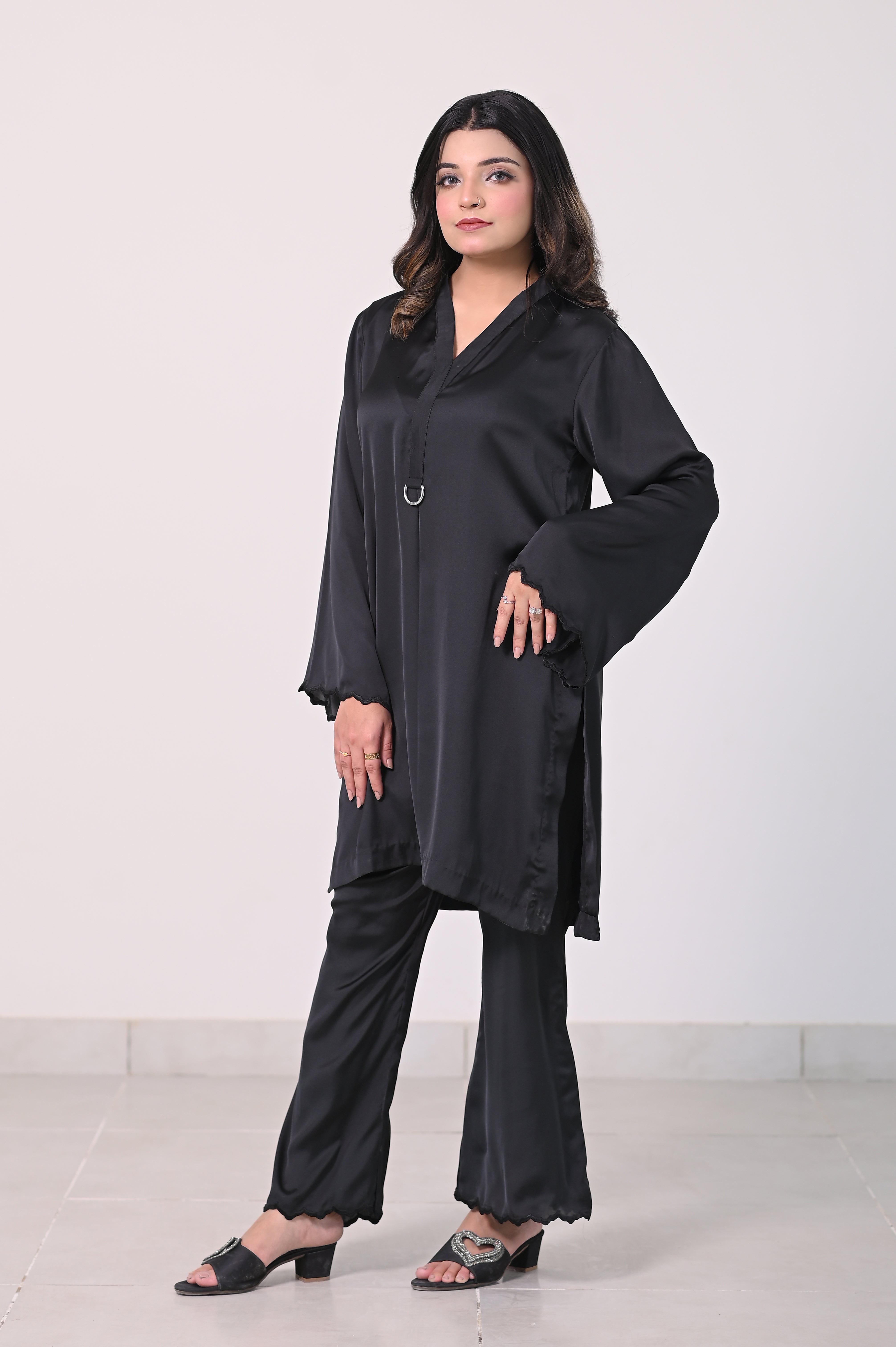 The Luxe Cutwork Silk Set