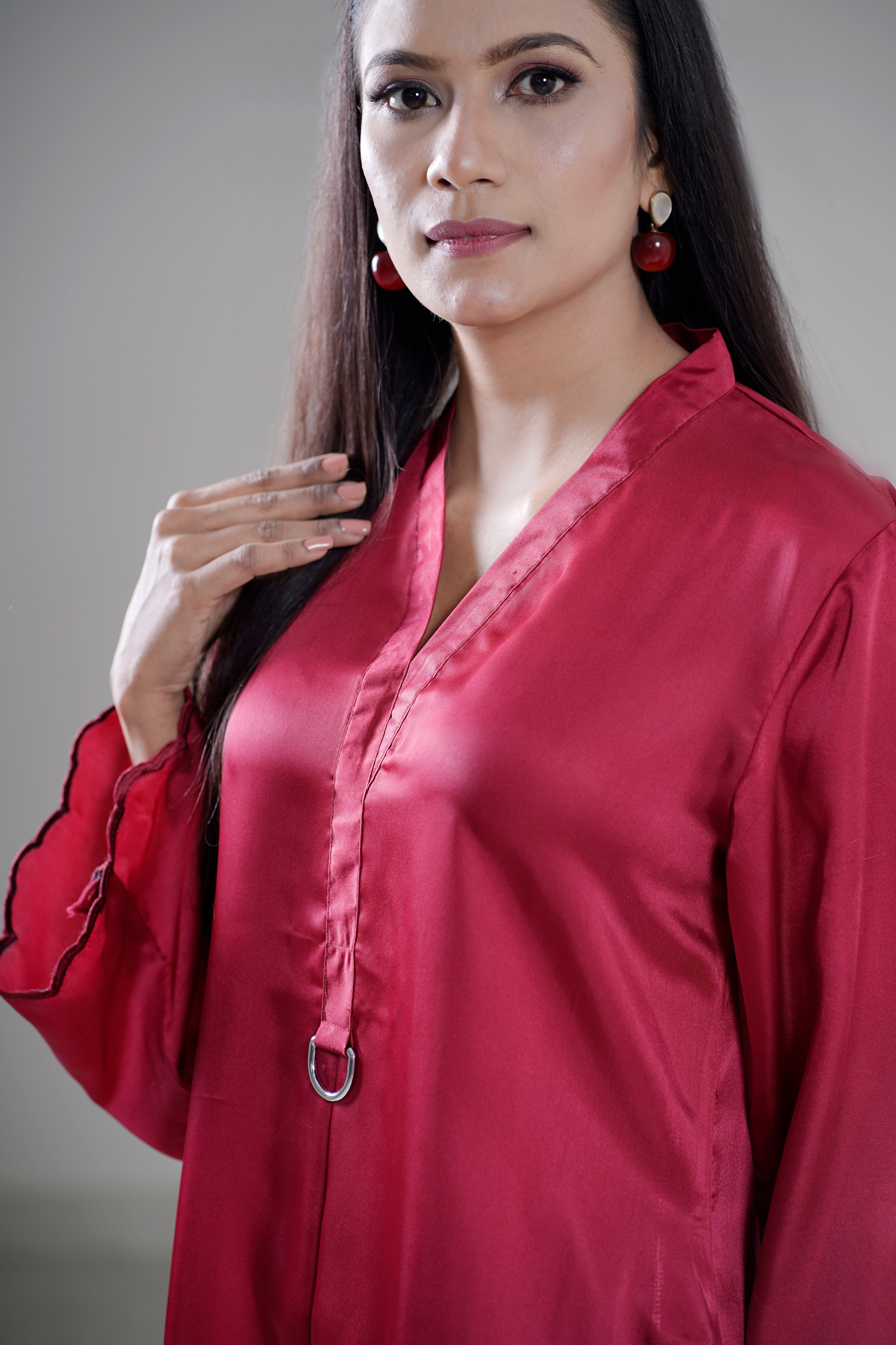 The Luxe Cutwork Silk Set