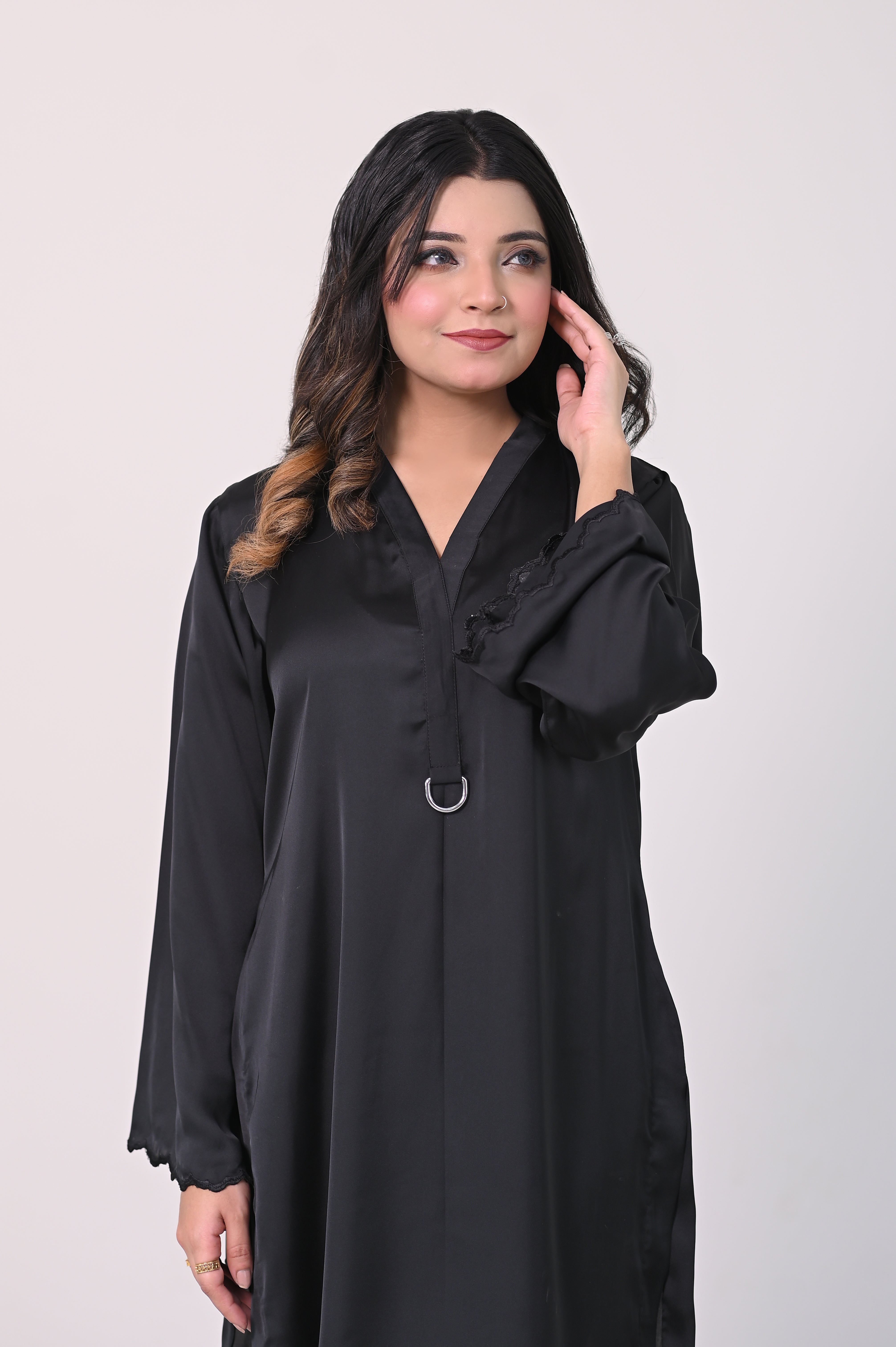 The Luxe Cutwork Silk Set