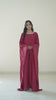 Istanbul Classic Cape-Sleeve Kaftan – Wine Maroon