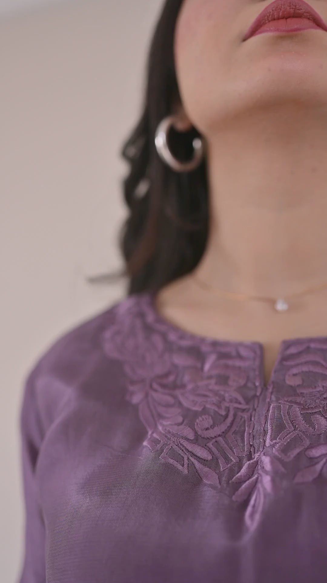 Aks-e-Mauve Cutwork Ensemble