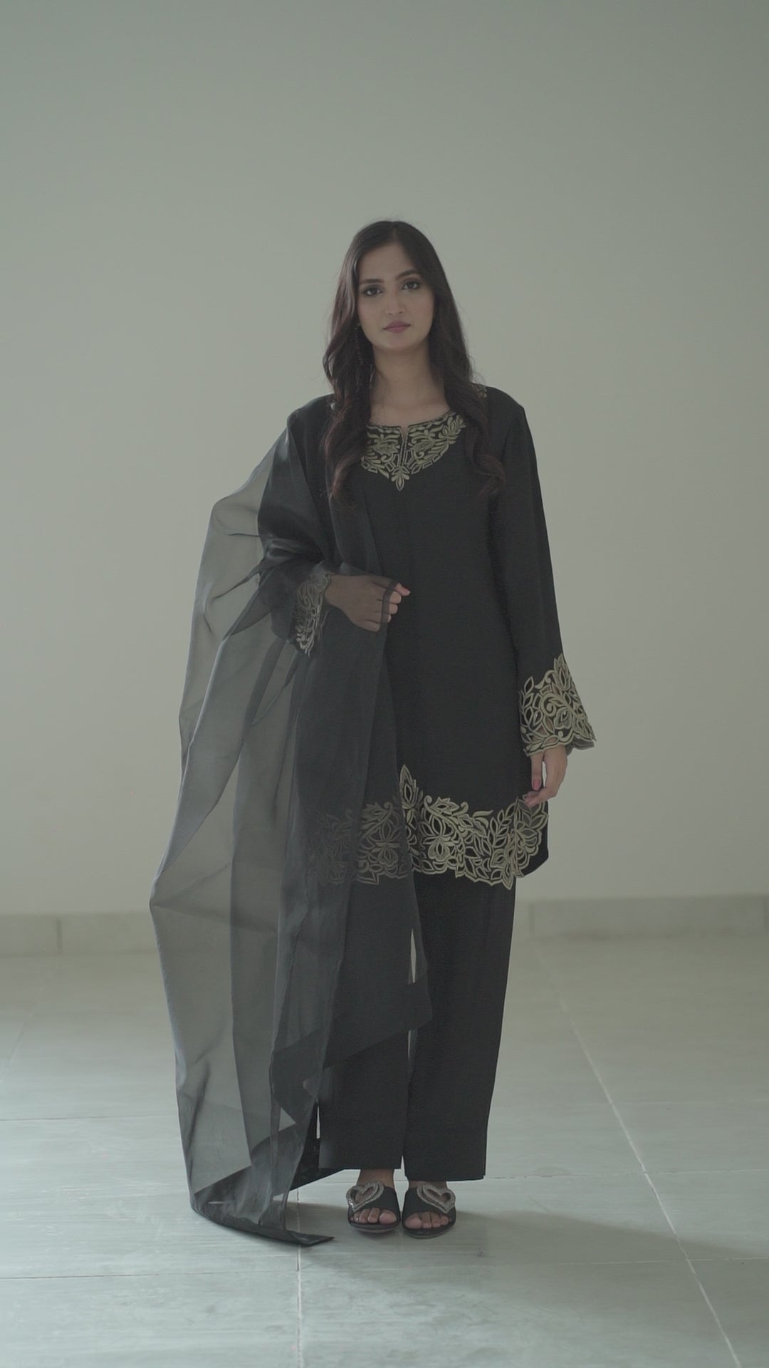 Aks-e-Noir Cutwork Ensemble