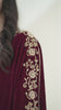 The Aure Embroidered Kaftan "Mehr-e-Maroon"