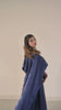 Flowing Cape-Shawl Style Maxi – Deep Blue