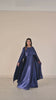 Flowing Cape-Shawl Style Maxi – Deep Blue