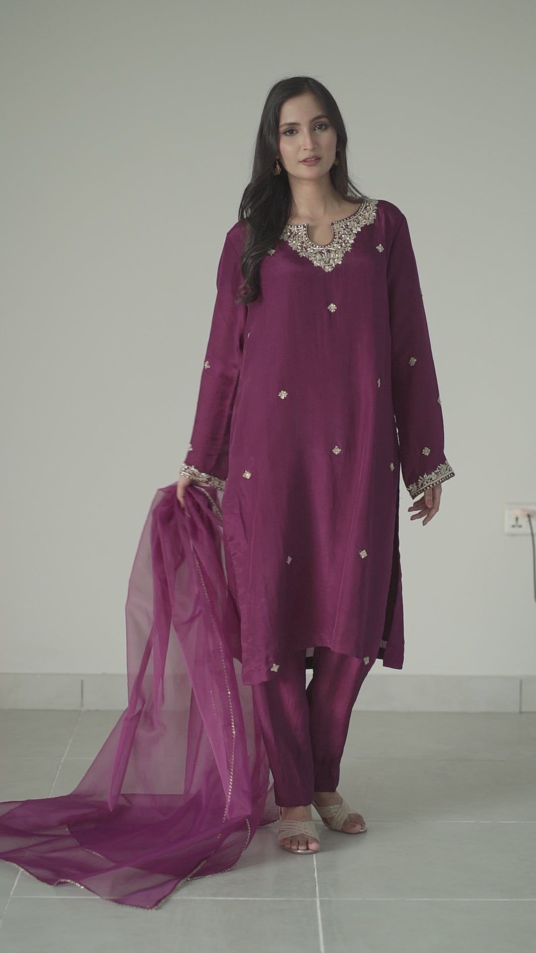 Zarmine – Royal Embroidered Shalwar Kameez