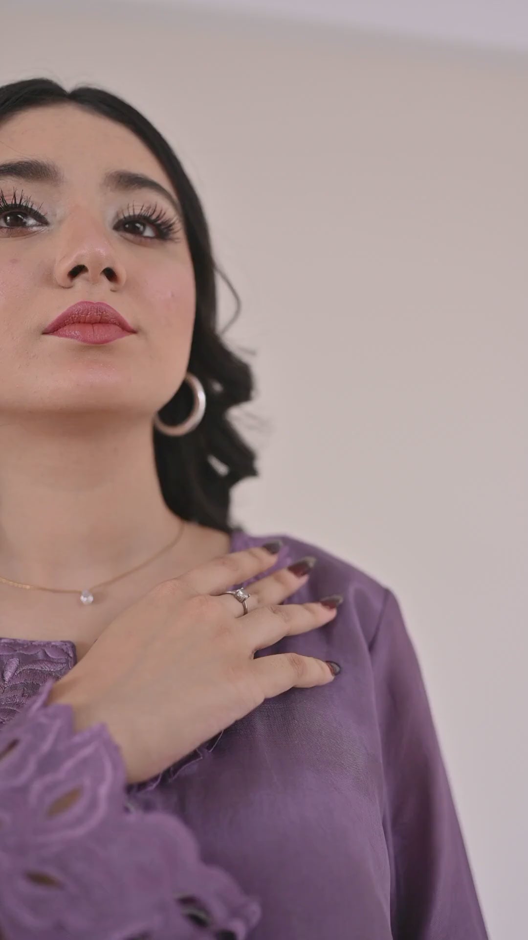 Aks-e-Mauve Cutwork Ensemble