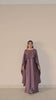 Flowing Cape-Shawl Style Maxi – Soft Lavender