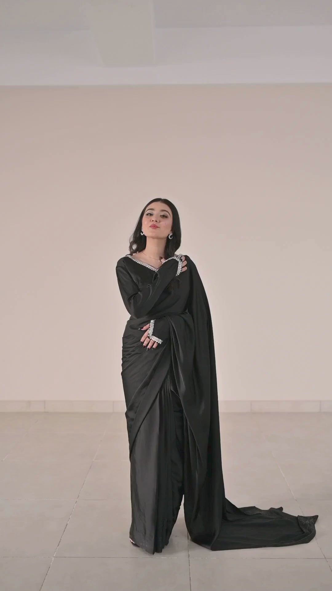 Noor-e-Shaam Bloom Silk Saree
