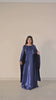 Flowing Cape-Shawl Style Maxi – Deep Blue