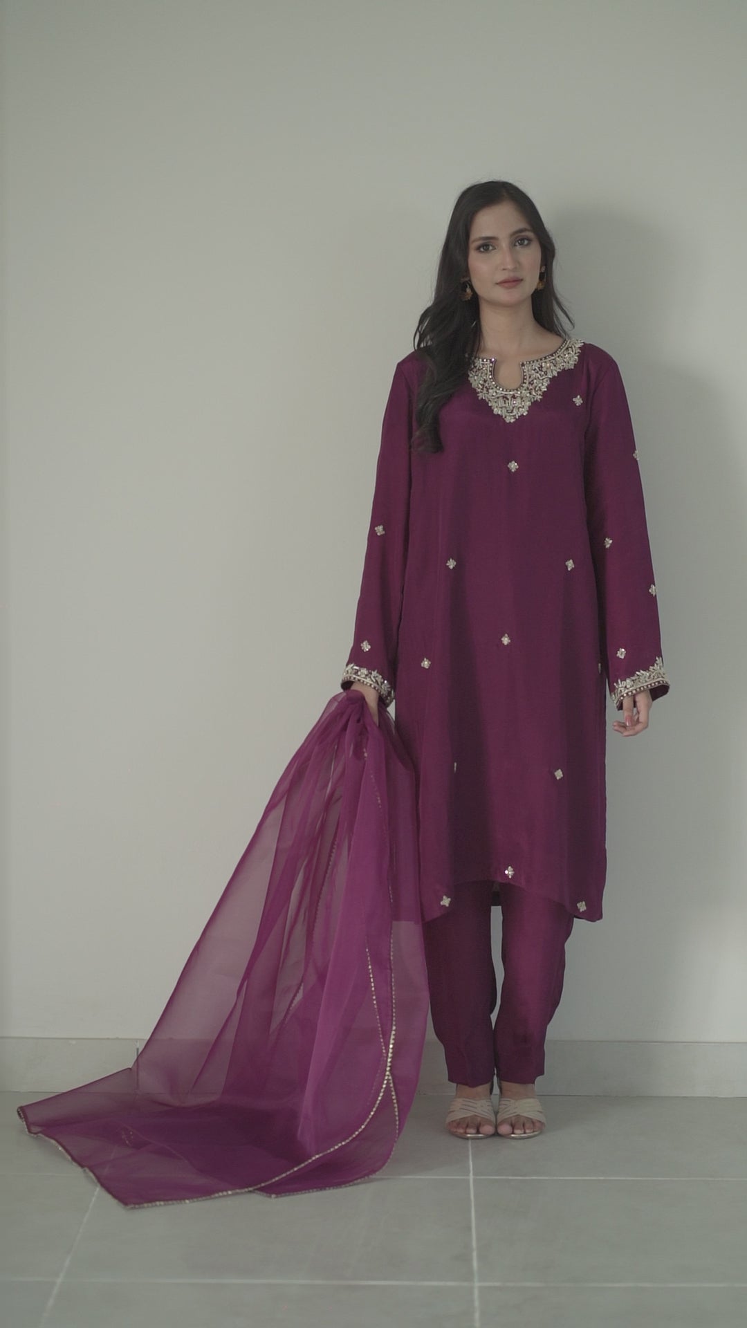 Zarmine – Royal Embroidered Shalwar Kameez