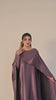 Flowing Cape-Shawl Style Maxi – Soft Lavender