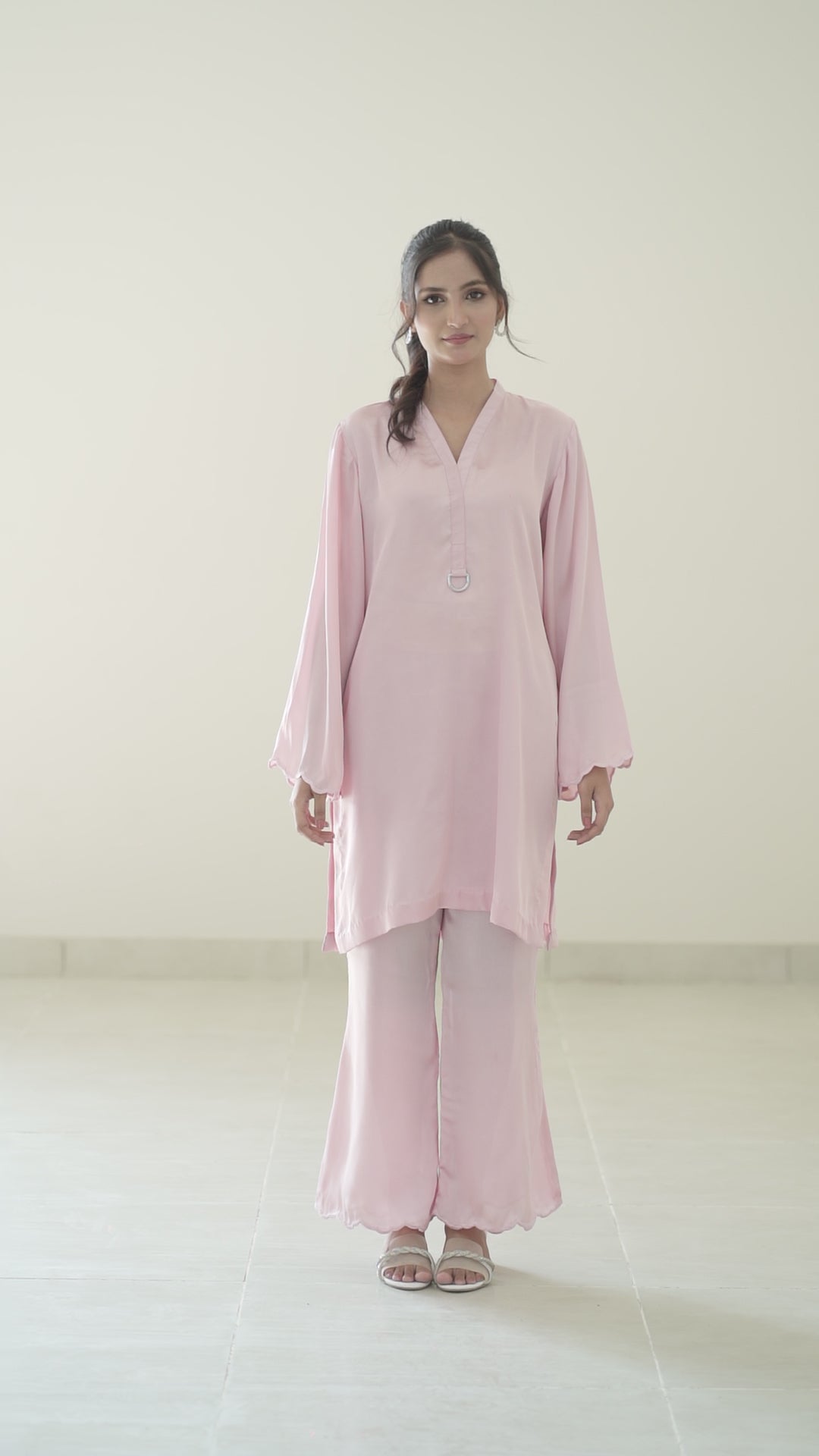 The Luxe Cutwork Silk Set